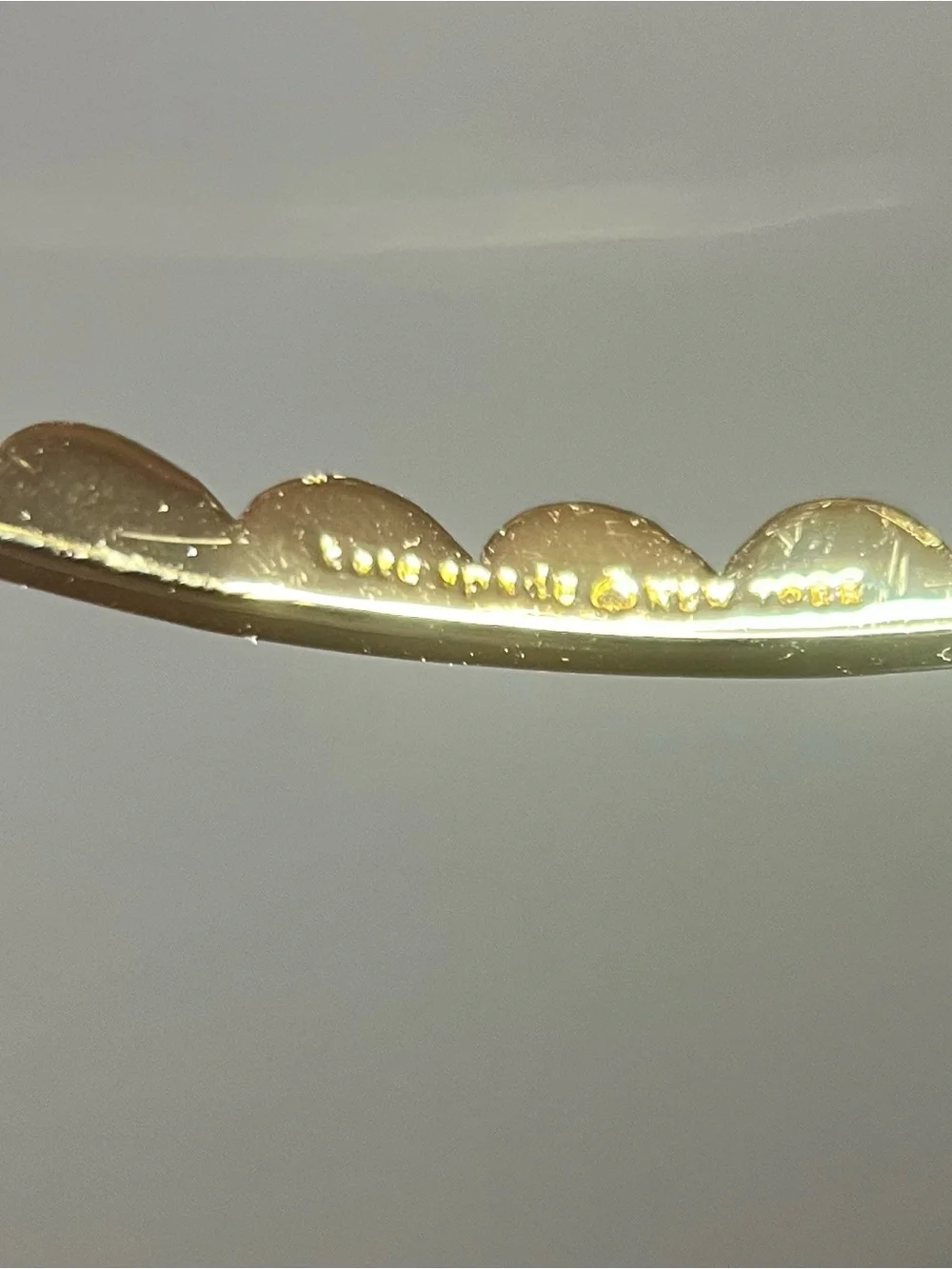 kate spade Gold Tone Scalloped Lime Enamel Bracelet - Picture 3 of 3
